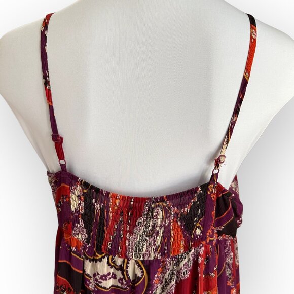 Apt. 9 Women's Fab Summer Sun Maxi Dress Boho Groovy Print Large - Picture 5 of 5